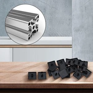 square black end cap square black end cap